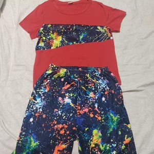 Boys summer t-shirt and shorts set